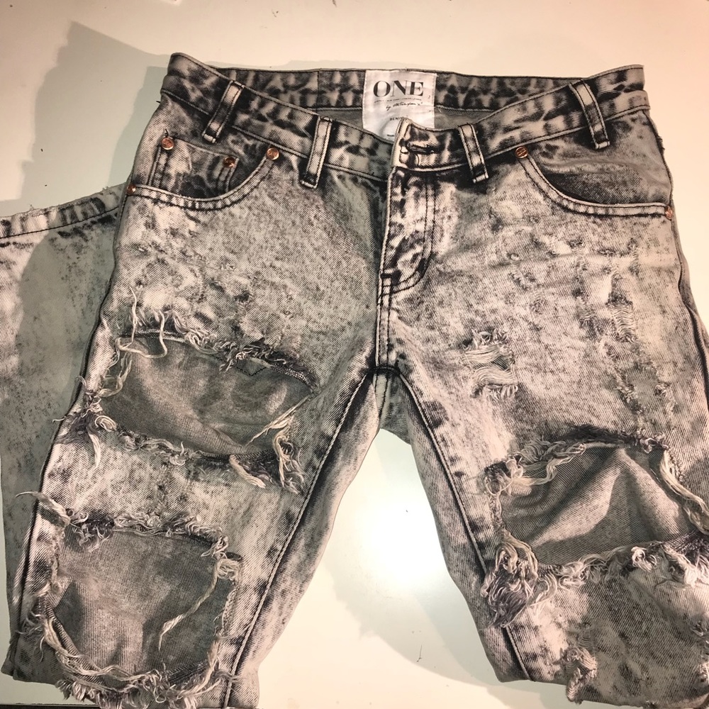 Trashed Free Bird One Teaspoon jeans